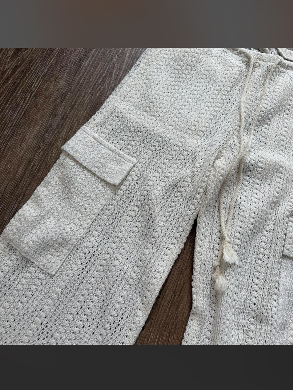 Edikted Ines Sheer Crochet Pants